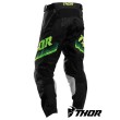 Pantaloni Cross Thor PULSE PINNER - Nero Giallo Acido