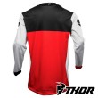 Maglia Cross Thor PULSE AIR FACTOR - Bianco Rosso
