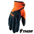 Guanti Cross Thor SPECTRUM - Blu Notte Arancione