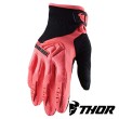 Guanti Cross Donna Thor Women's SPECTRUM - Corallo Nero