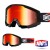 100% Maschera THE STRATA Slash - Lente Rosso Specchio