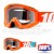 100% Maschera THE STRATA JUNIOR Orange - Lente Trasparente
