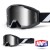 100% Maschera THE STRATA JUNIOR Goliath - Lente Argento Specchio
