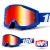 100% Maschera THE STRATA JUNIOR Nation - Lente Rosso Specchio