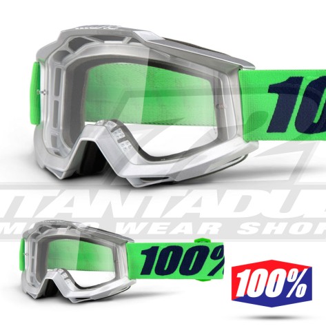 100% Maschera THE ACCURI Zest - Lente Trasparente