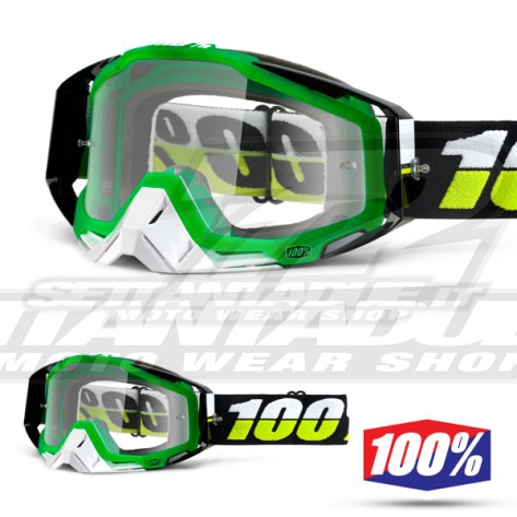 100% Maschera THE RACECRAFT Simbad - Lente Trasparente