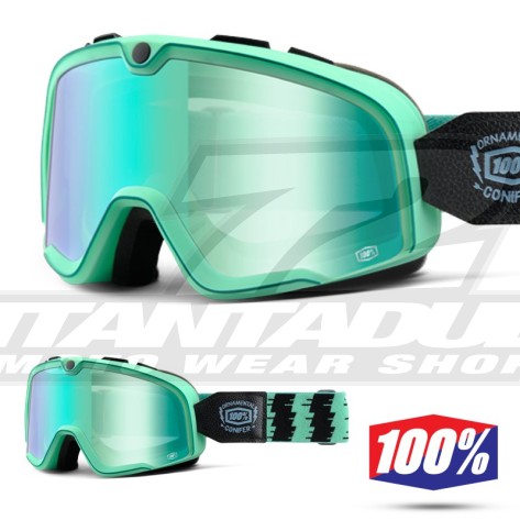 100% Maschera THE BARSTOW Snake River - Lente Fumé