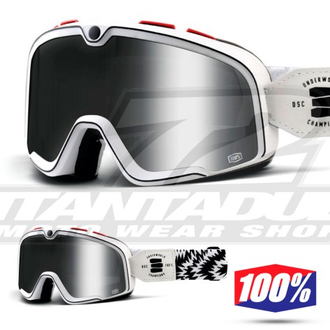 100% Maschera THE BARSTOW Snake River - Lente Fumé