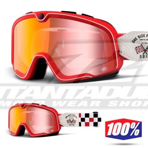 100% Maschera THE BARSTOW Snake River - Lente Fumé
