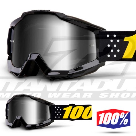 100% Maschera THE ACCURI Acidulous Cyan - Lente Blu Specchio