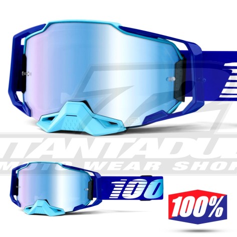 100% Maschera THE RACECRAFT Derestricted - Lente Trasparente