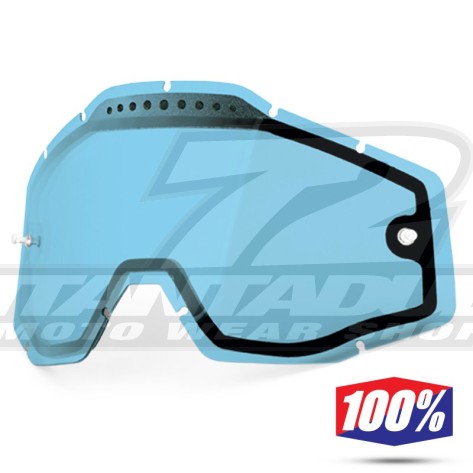 100% Lente Maschere - Doppia Ventilata Blu