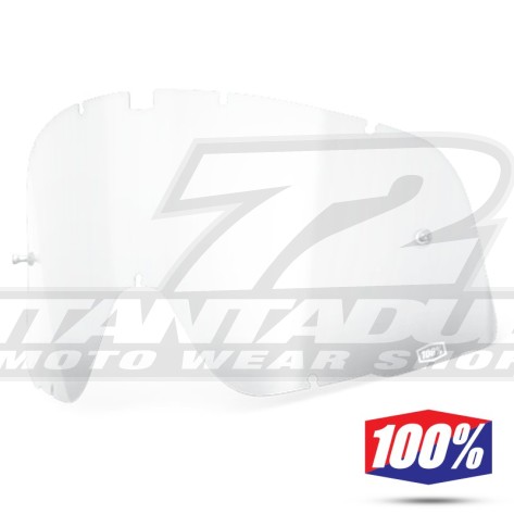 100% Lente Maschere Barstow - Trasparente