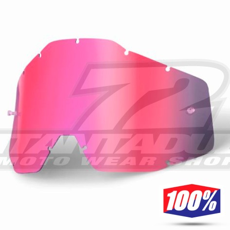 100% Lente Maschere - Rosso Specchio