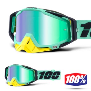 100% Maschera THE RACECRAFT Derestricted - Lente Rosso Specchio