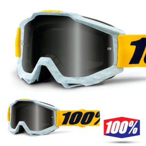 100% Maschera THE ACCURI Acidulous Cyan - Lente Blu Specchio