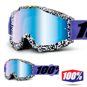 100% Maschera THE ACCURI Acidulous Cyan - Lente Blu Specchio