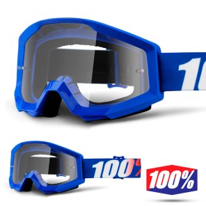 100% Maschera THE STRATA Orange - Lente Trasparente