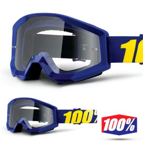 100% Maschera THE STRATA Orange - Lente Trasparente