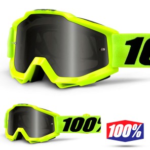 100% Maschera THE ACCURI SAND Reflex Blue - Lente Fumé Scuro