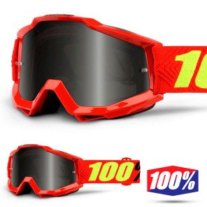 100% Maschera THE ACCURI SAND Reflex Blue - Lente Fumé Scuro