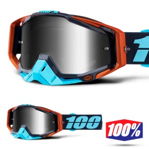 100% Maschera THE RACECRAFT Derestricted - Lente Rosso Specchio