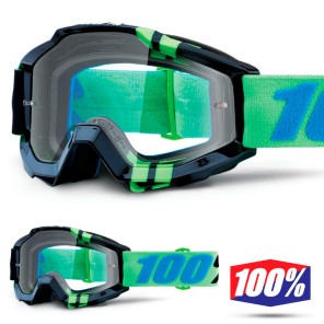 100% Maschera THE ACCURI Zest - Lente Trasparente