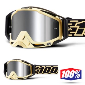 100% Maschera THE RACECRAFT Derestricted - Lente Rosso Specchio