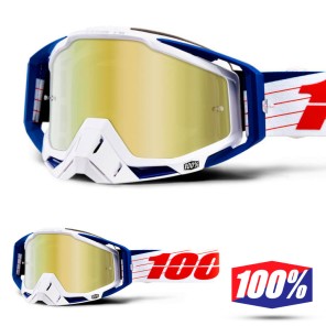 100% Maschera THE RACECRAFT Derestricted - Lente Rosso Specchio