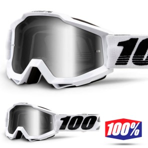 100% Maschera THE ACCURI Acidulous Cyan - Lente Blu Specchio