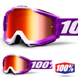100% Maschera THE ACCURI JUNIOR Acidulous Cyan - Lente Blu Specchio