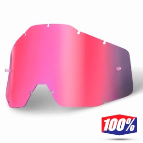 100% Lente Maschere - Rosso Specchio