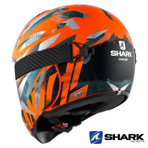 Shark VANCORE 2 Kanhji Hi-Vis Mat Helmet