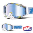 100% THE RACECRAFT Hyperloop Goggles - Blue Mirror Lens