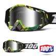 100% THE RACECRAFT Bootcamp Goggles - Silver Mirror Lens