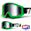 100% THE STRATA Arkon Goggles - Silver Mirror Lens