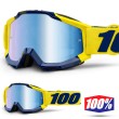 100% THE ACCURI Supply MX Goggles - Blue Mirror Lens