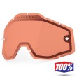 100% Goggles Lens - Rose Vented Dual