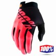 100% iTRACK MX Gloves - Black Fluo Red