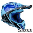 Airoh AVIATOR 2.2 Check Dirt Bike Helmet - Blue