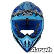 Airoh AVIATOR 2.2 Check Dirt Bike Helmet - Blue