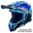 Airoh AVIATOR 2.2 Check Dirt Bike Helmet - Blue