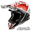 Airoh AVIATOR 2.2 Check Dirt Bike Helmet - Red