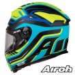 Airoh GP 500 Rival Full Face Helmet - Blue Matt