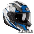 Airoh ST 501 Bionic Full Face Helmet - Blue Gloss Chrome