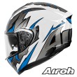 Airoh ST 501 Bionic Full Face Helmet - Blue Gloss Chrome
