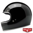 Biltwell GRINGO Full Face Helmet - Gloss Black