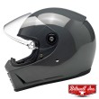 Biltwell LANE SPLITTER Full Face Helmet - Storm Grey