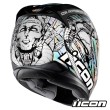Icon AIRMADA Mechanica Full Face Helmet - Silver