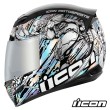Icon AIRMADA Mechanica Full Face Helmet - Silver